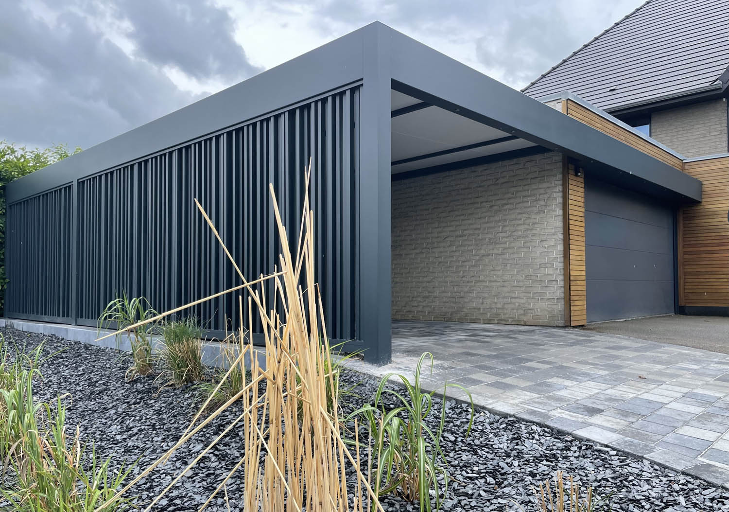 Carport Dimetal alu bois design lille arras